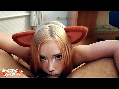 ❤️ Kitsune ਉਸ ਦੇ ਮੂੰਹ ਵਿੱਚ ਡਿਕ ਅਤੇ ਕਮ ਨਿਗਲ ❤️❌ ਗੁਦਾ ਪੋਰਨ ❤